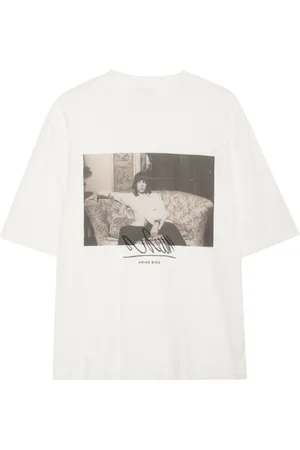 ANINE BING Graphic-print organic cotton t-shirt