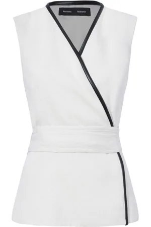 Proenza Schouler Elliot cotton-blend blouse