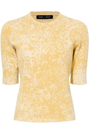 Proenza Schouler Greta jacquard-pattern top