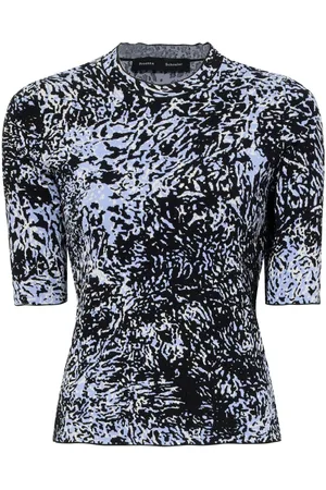 Proenza Schouler Abstract-print jacquard knit top