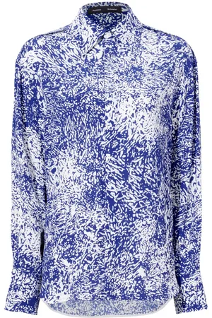 Proenza Schouler Norman abstract-print blouse