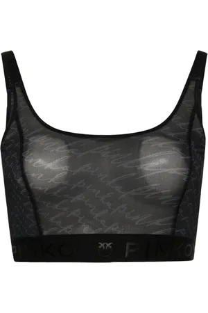 Pinko Bookmark sheer sports bra