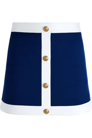 ALICE+OLIVIA Colton colour-block mini skirt