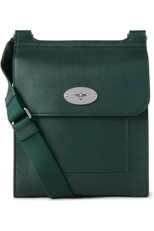 MULBERRY Anthony logo-print leather crossbody bag