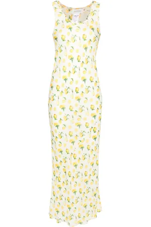 Sportmax Tonale lemon-print maxi dress