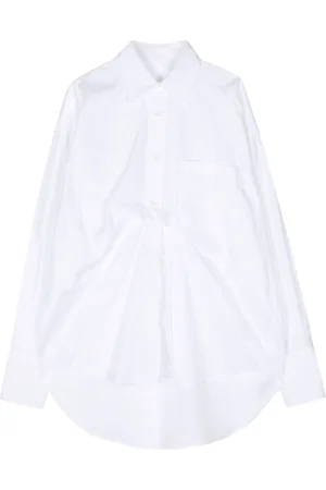 Marina Yee Gathered cotton shirt