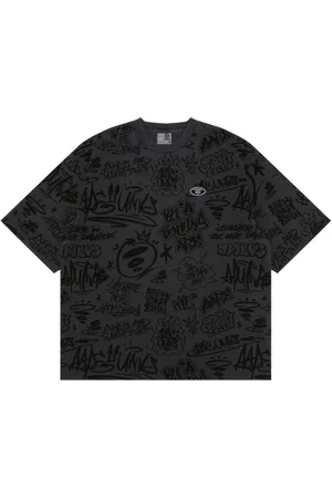 A Bathing Ape Logo-appliqué cotton T-shirt