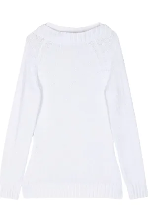 Céline Boat-neck cotton jumper