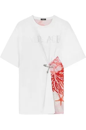 VERSACE Barocco Sea safety-pin T-shirt