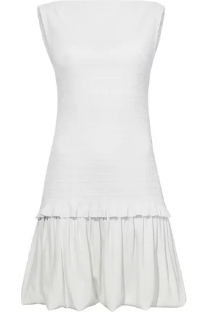 Proenza Schouler Layered seersucker mini dress