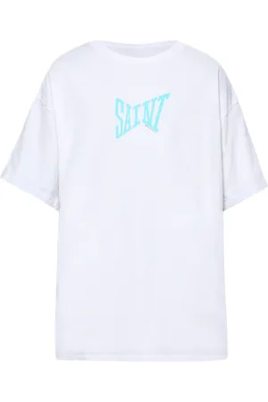SAINT MXXXXXX Logo-print cotton T-shirt