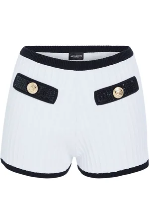 Retrofete Tora knitted mini shorts