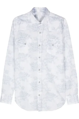 ELEVENTY Floral-print shirt