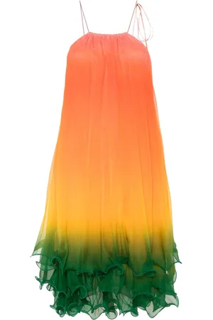 Casablanca Rainbow Gradient midi dress