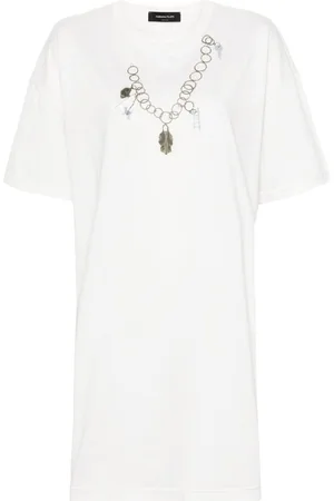Fabiana Filippi Graphic-print T-shirt minidress