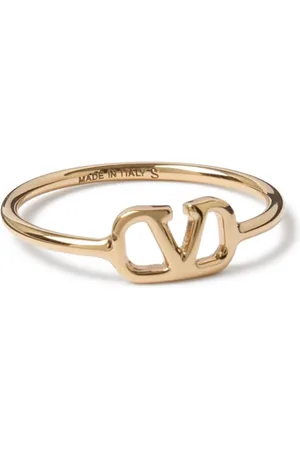 VALENTINO GARAVANI VLogo brass ring