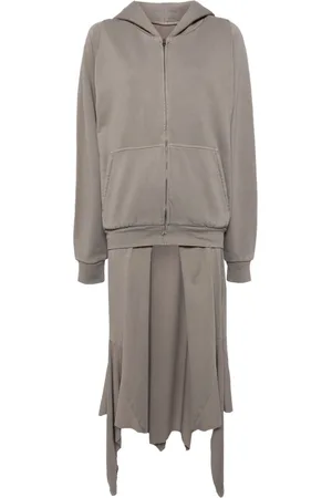 PROTOTYPES Layered zip-up hoodie
