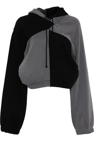 PROTOTYPES Panelled colour-block hoodie