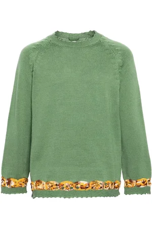 BODE Daisy Garland merino jumper