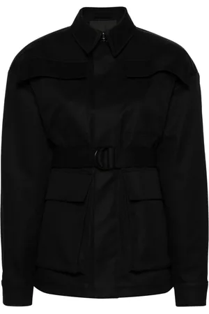 WARDROBE.NYC Drill belted parka
