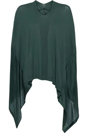 MASNADA Draped hi-lo blouse