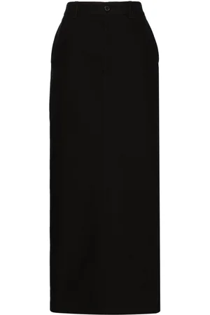 WARDROBE.NYC Drill column maxi skirt