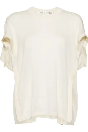 Comme des Garçons Layered wool knitted top