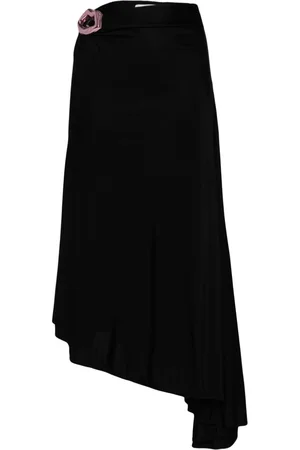 Sonia by Sonia Rykiel Mouth-detail asymmetric skirt