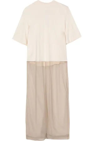 TOGA PULLA Panelled short-sleeve dress