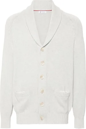 Brunello Cucinelli Button-up cotton cardigan