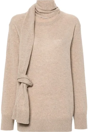 Stella McCartney Sash-detail cashmere-blend jumper