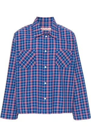Stockholm Surfboard Club Club check-pattern shirt