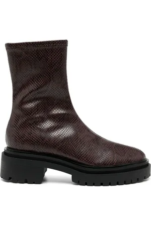 SENSO Peyton III 50mm snakeskin-effect boots