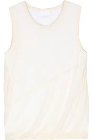 Helmut Lang Bubble cotton tank top