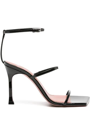 Amina Muaddi Maya 95mm leather sandals