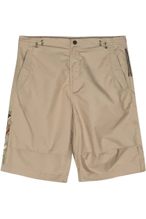 Maharishi Embroidered-motif bermuda shorts