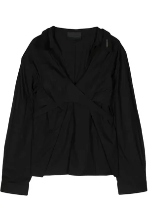 HELIOT EMIL Cross-strap long-sleeve top