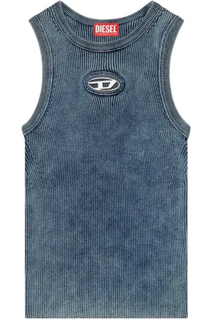 Diesel M-Anchor-A-Sl ribbed cotton tank top