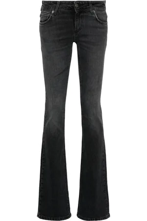 Fiorucci Logo-patch bootcut jeans