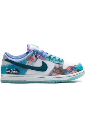 Nike X Futura Laboratories SB Dunk Low "Bleached Aqua" sneakers