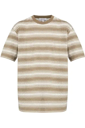 Norse projects Striped cotton T-shirt