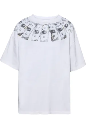 SAINT MXXXXXX Money-print cotton T-shirt