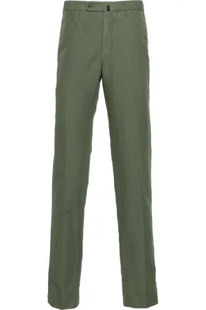 Incotex 39 linen-blend chino trousers