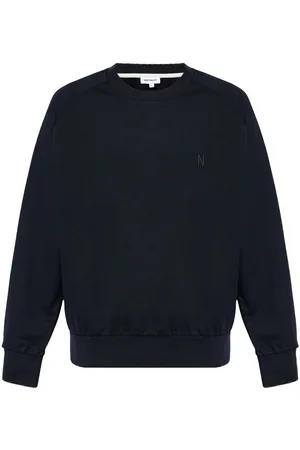 Norse projects Logo-embroidered cotton sweatshirt