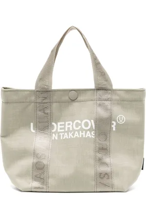UNDERCOVER Logo-print canvas tote bag