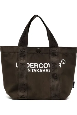 UNDERCOVER Logo-print canvas tote bag