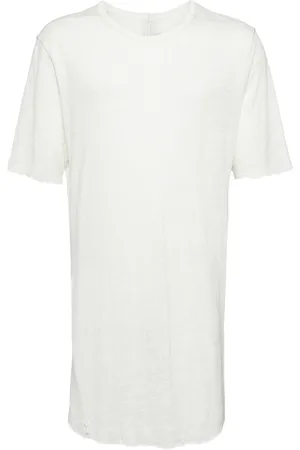 ISAAC SELLAM EXPERIENCE Zip-detailing linen T-shirt