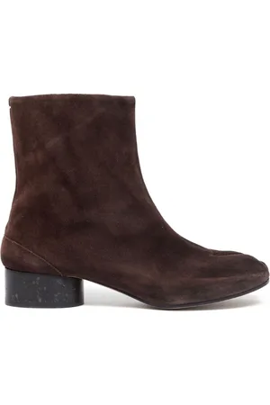 Maison Margiela Tabi 30mm suede ankle boots