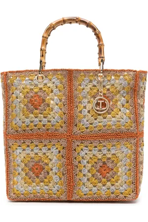 Twin-Set Crochet tote bag
