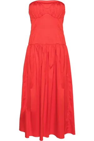 TOVE Lauryn strapless midi dress
